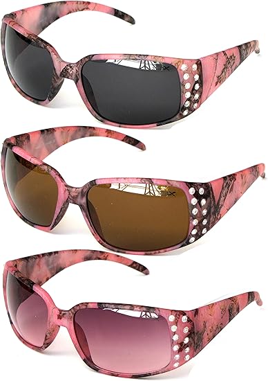 pink camouflage sunglasses