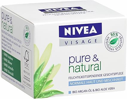 nivea pure natural day cream