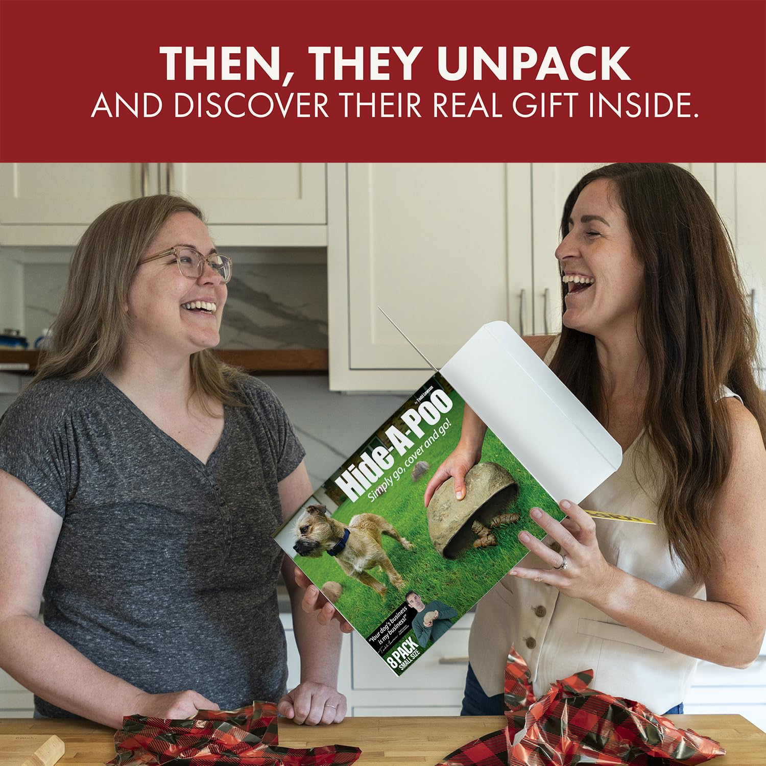 Prank-O Hide A Poo – Funniest Prank Gift Box | Hilarious Empty Gag Gift for White Elephant & Christmas 2025 | Funny Gift Box for Coworkers, Friends & Men Who Have Everything, As Seen on Shark Tank