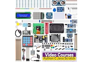 SunFounder Raphael Ultimate Starter Kit for Raspberry Pi 5 4 B 3B B+ 400, Zero 2 W, RoHS Compliant, Python, C Java, Online Tutorials & Video Courses for Beginners (Raspberry PI NOT Included)