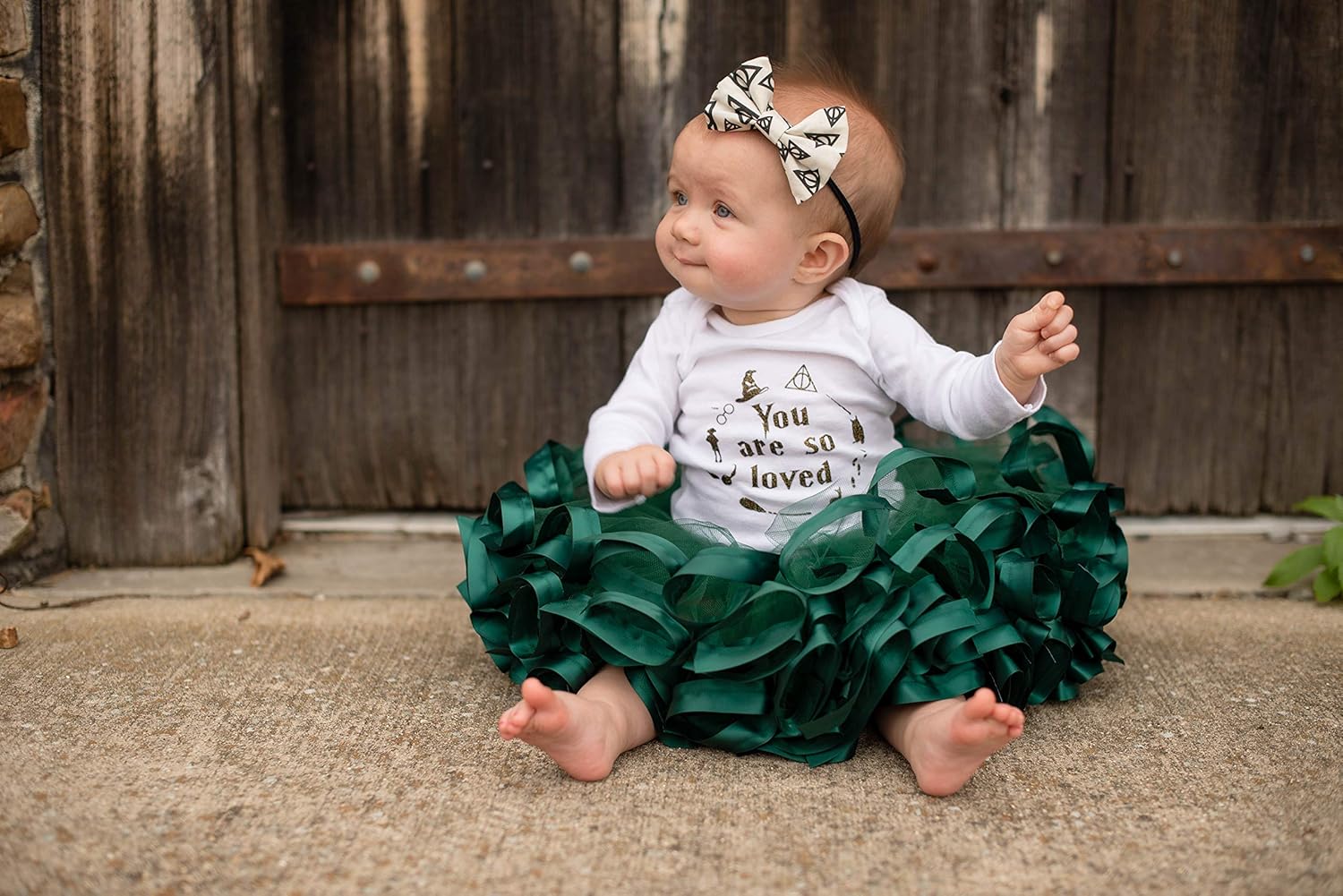 infant green tutu