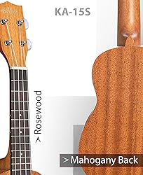 Kala KA-15S Satin Mahogany Soprano Ukulele Bundle