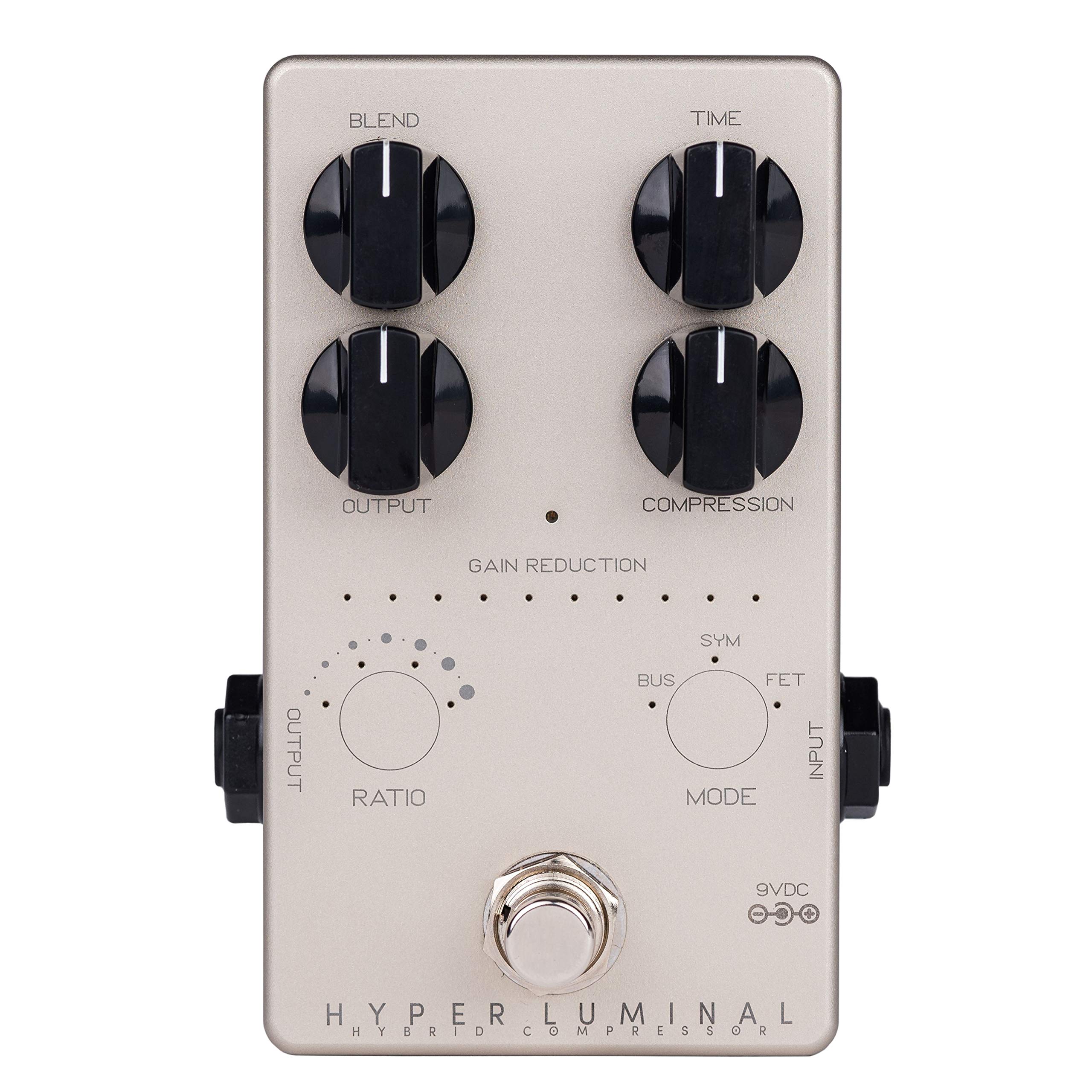 Darkglass Hyper Luminal Bass Compressor Pedal w/Gain Reduction Meter, 4-knob Interface, and Analog Signal Path