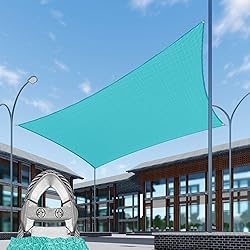 SunnyRoyal 17'x22' Sun Shade Sail Super A Ring Wire