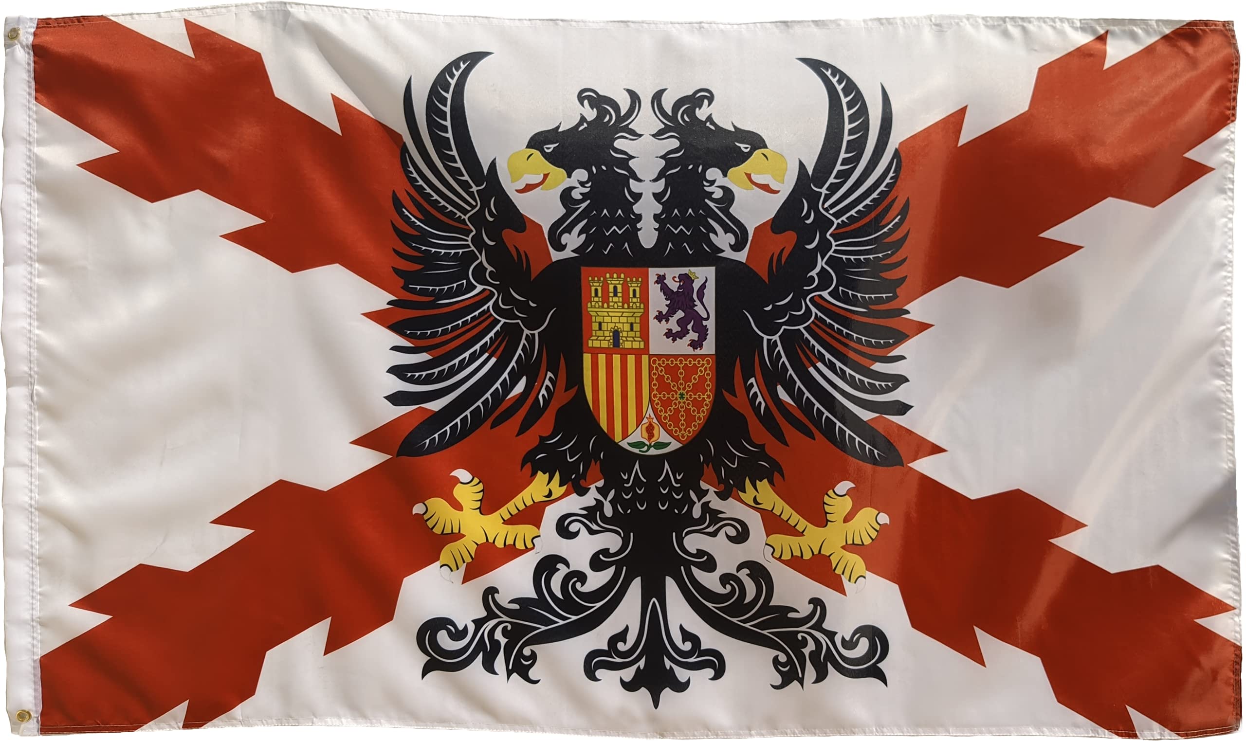 SERMILITAR Spanish Thirds Eagle Flag - Red and Yellow, 150 x 90 cm