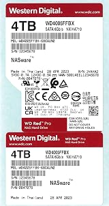 WD Red Pro 4TB NAS 3.5 Inch Internal HDD 7200 RPM SATA 6 Gb/s 256MB view 3