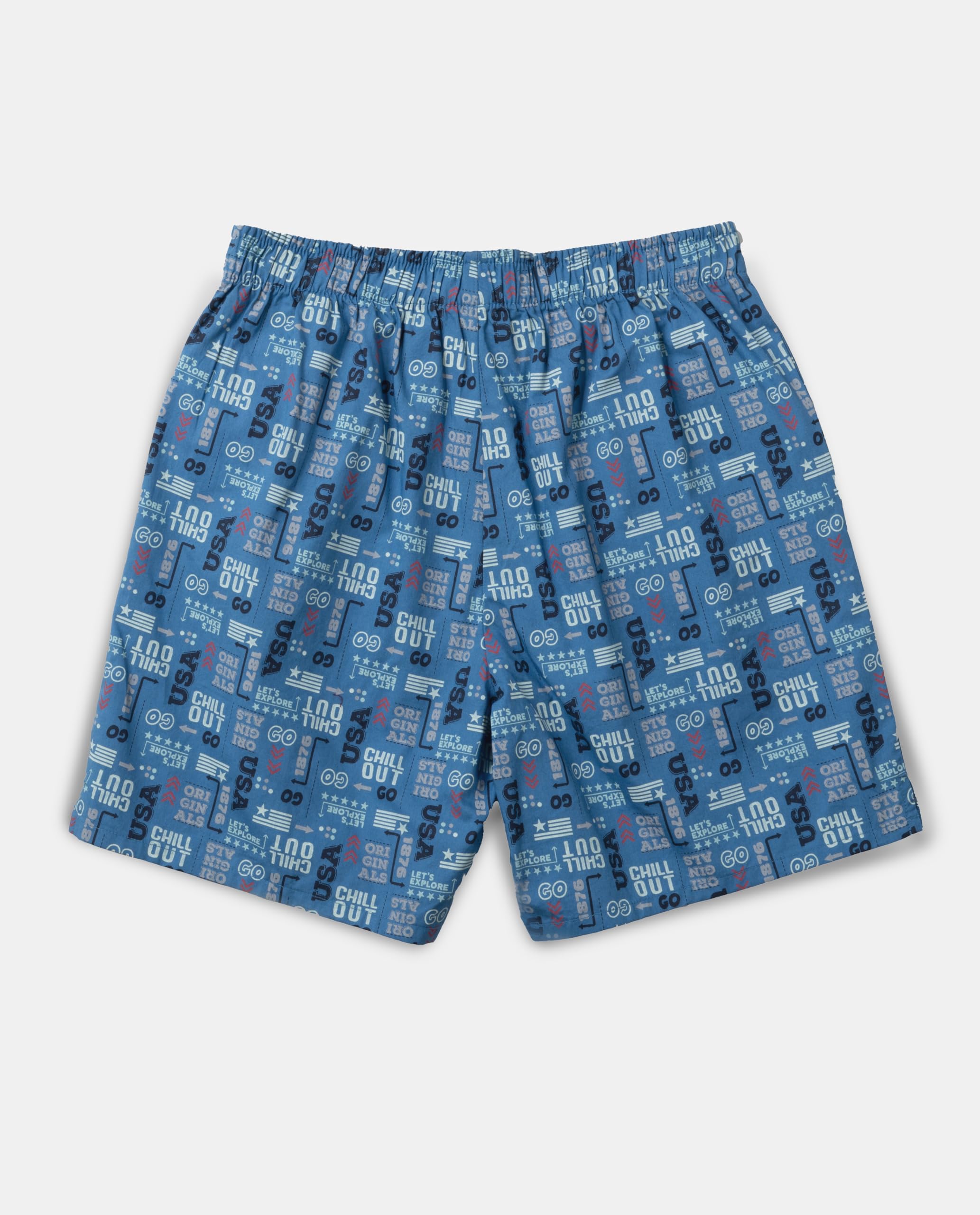Jockey UB08 Boy's Super Combed Mercerized Cotton Woven Fabric Printed Boxer Shorts (Pack of 2) 4