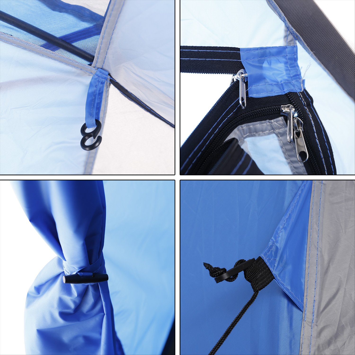 Ultrey Outdoor Kuppelzel leichtes Pop Up Wurfzelt 2-3 Personen Zelt Campingzelt, Verschiedene Farben