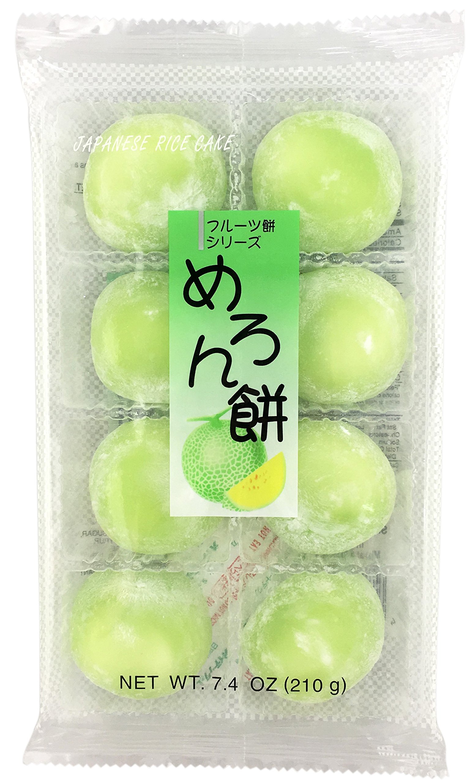 Japanese Fruits Daifuku Mochi (Rice Cake) Melon Flavor Buy Online in