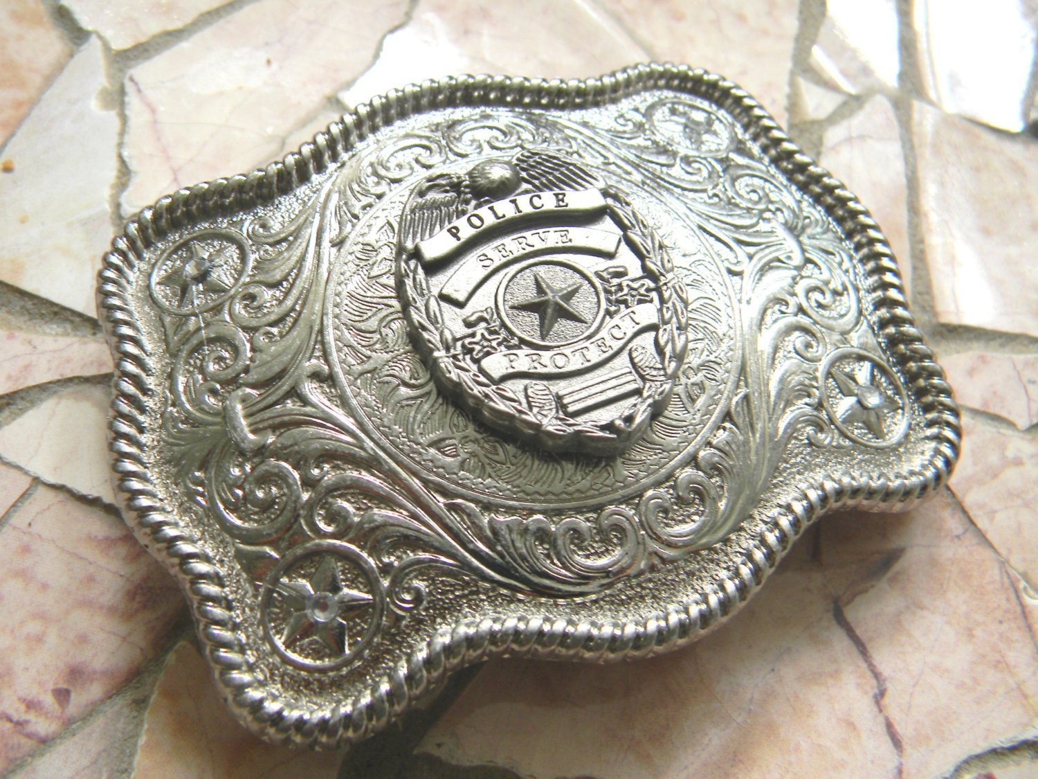 police belt buckle