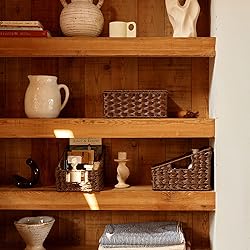 GRANNY SAYS Wicker Baskets with Lids, Set of 3