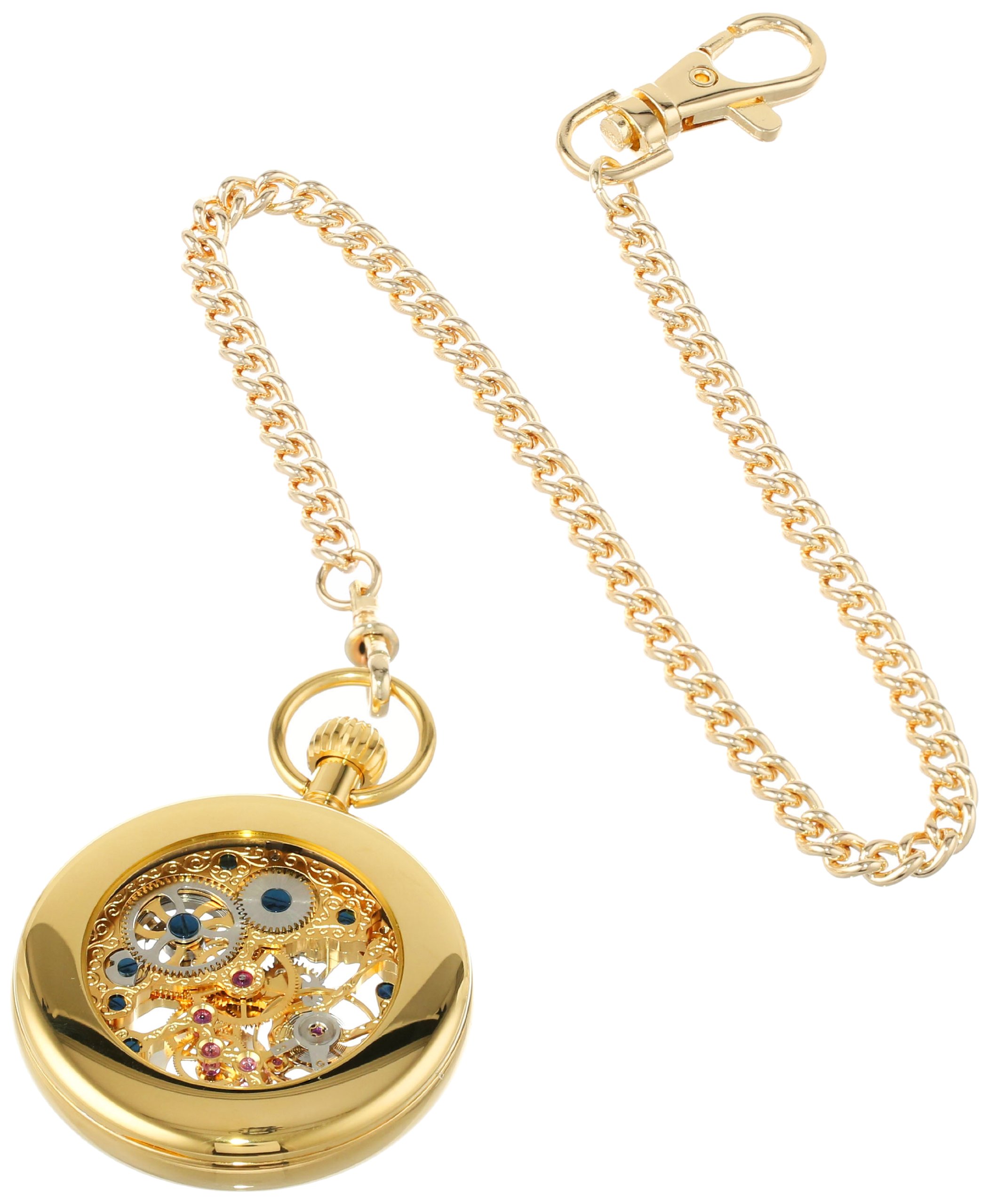Charles-Hubert, Paris Gold-Plated Open Face Mechanical Pocket Watch