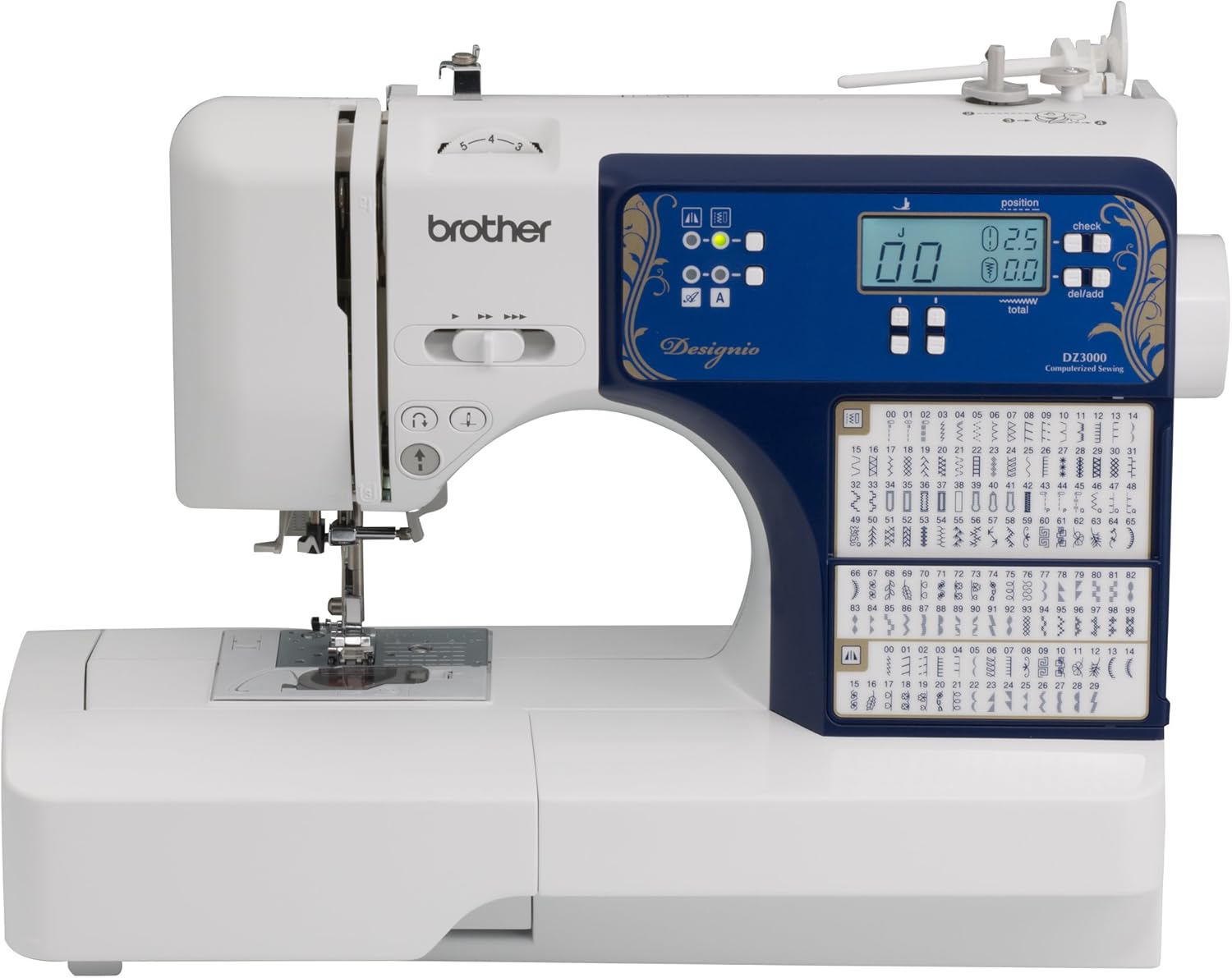 Brother Sewing and Quilting Machine, DZ3000, 240 Builtin Stitches, LCD