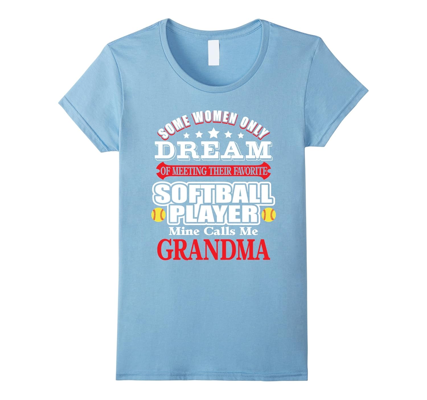 Womens Softball Grandma Shirt For Women Softball TShirt4LVS