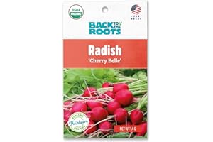 Back to The Roots 100% Organic Seed Packet - Radish 'Cherry Belle' 1.4g