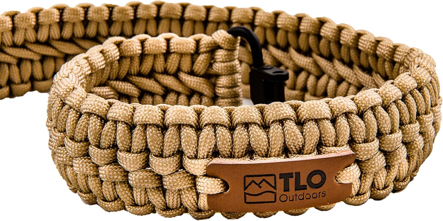 TLO Outdoors Paracord Gun Sling Adjustable 2Point Paracord Sling for