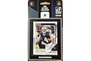 PANINI Dallas Cowboys 2024 Donruss Factory Sealed Team Set Featuring Dak Prescott and Micah Parsons with Ryan Flournoy and Tyler Guyton Rated Rookie Cards Plus