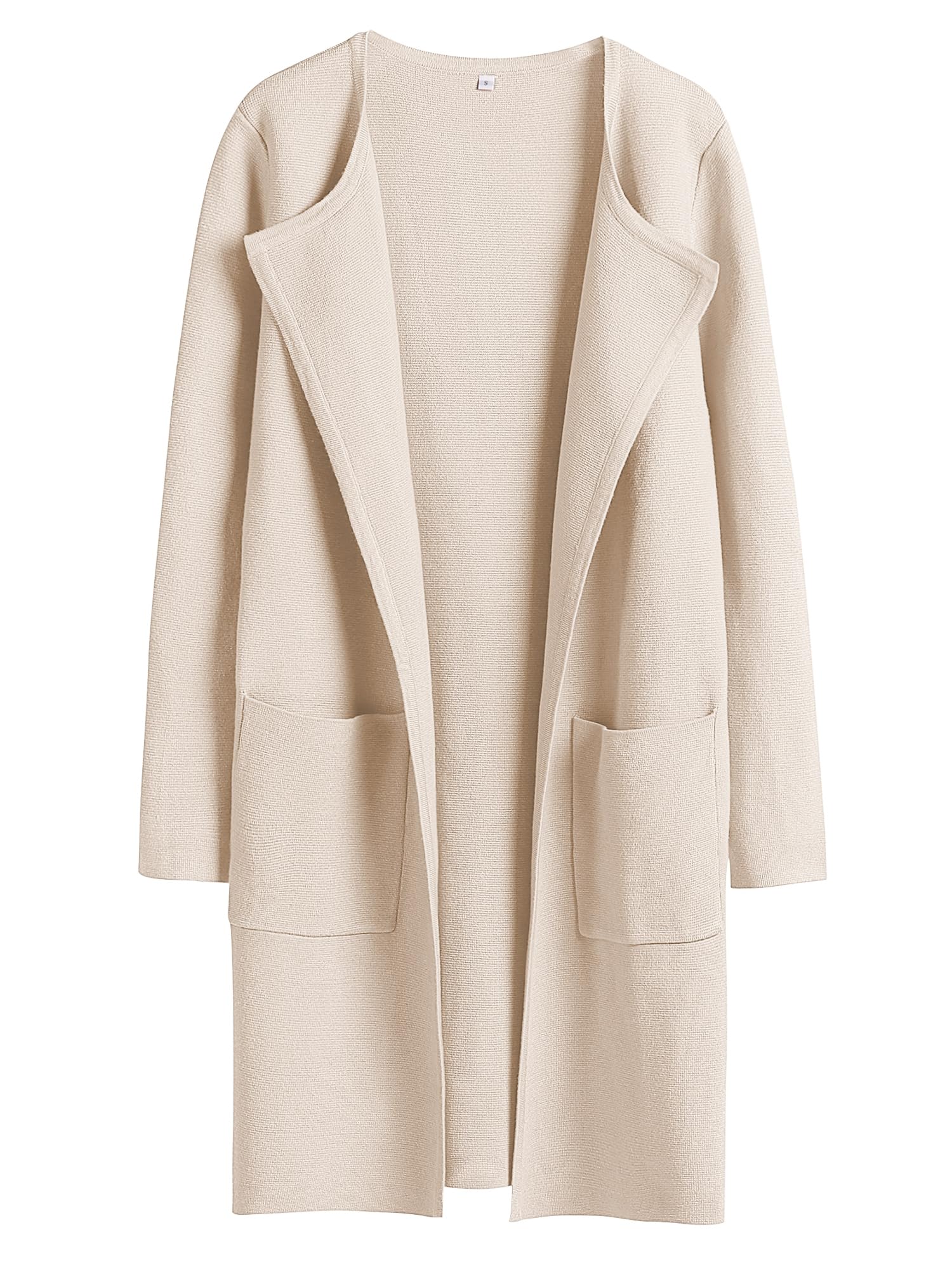 ANRABESS Womens Cardigan Sweater Open Front Knit Long Coatigan Dressy Casual Jacket Coat 2025 Fall Outfits Classy Clothes