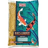 Kaytee Koi's Choice Floating Fish Food for Koi, Goldfish &amp; Pond Fish | Supports growth. Fish food pellets for all seasons. 35% protein, fish meal first, highly digestible koi food