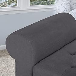 Polar Aurora Storage Bench with Upholstered Rolled