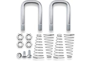 RXL RUGGEDXL 1900-2-1600 RuggedXL Replacement Safety Chain U-Bolt Kit for B&W Hitches Gooseneck Turnoverball