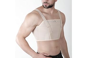 Armor Adult Unisex Chest Support Brace to Stabilize the Thorax after Open Heart Surgery, Thoracic Procedure, or Fractures of the Sternum or Rib Cage, Tan Color, Size X-Large, for Men and Women