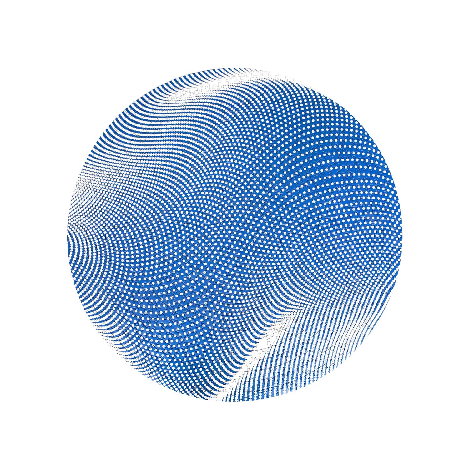 Clemens Habicht 1000-Piece Abstract Round Jigsaw Puzzle - Artist Edition by Karan Singh
