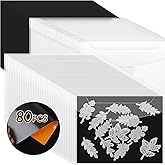 80 PCS Stamp and Die Storage Bag and Rubber Magnetic Sheets, Die Storage Set for Storage Die Cutting, DIY Scrapbooking