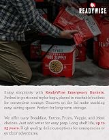 ReadyWise 120 Servings Lunch & Dinner Bucket Freeze Dried Emergency Food view 7