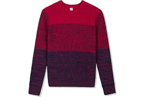 BOBOYOYO Boys Sweaters 100% Cotton Cable Knit Stripe Sweater Kids Crew Neck Pullover Toddler School Uniform Child Casual Top