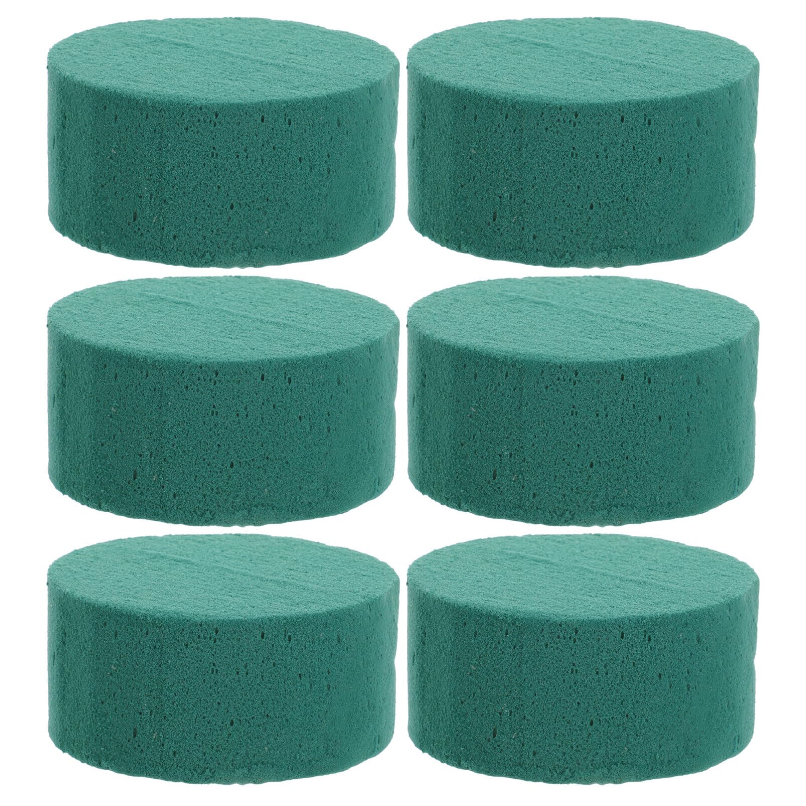 Milisten 6pcs Floral Foam Block Green Wet Foam Blocks Artificial Flower Arrangements Mud for Fresh Cut Florist