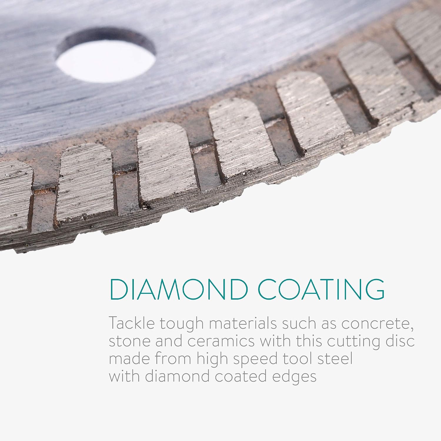 Navaris Diamond Concrete Cutting Disc – 125mm Diamond Concrete, Stone ...