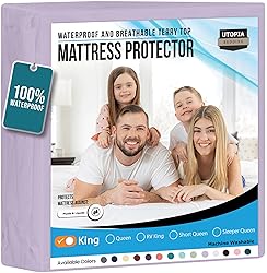 Utopia Bedding Waterproof Mattress Protector King