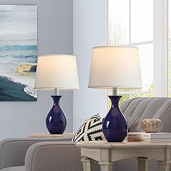 PARTPHONER Table Lamp Set of 2, Modern Ceramic
