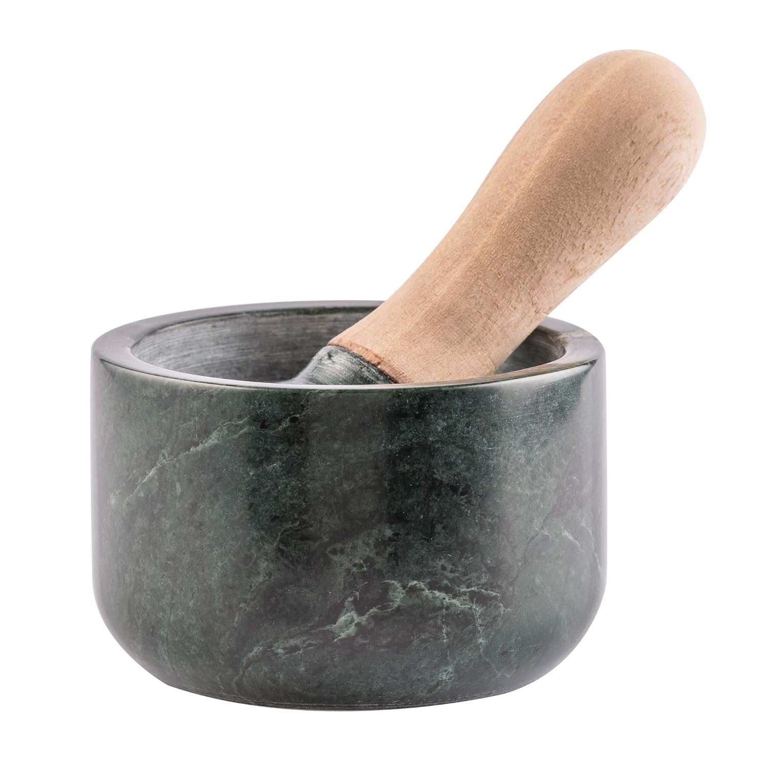 Buy NikkisPride Marble Stone Mortar and Pestle Set (Green) Online at