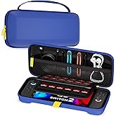 ProCase Carrying Case for Nintendo Switch 2 (2025) with 24 Game Card Slots, Hard Portable Travel Case Storage Bag Protective Pouch for 2025 Nintendo Switch 2 Console & Accessories -Blue