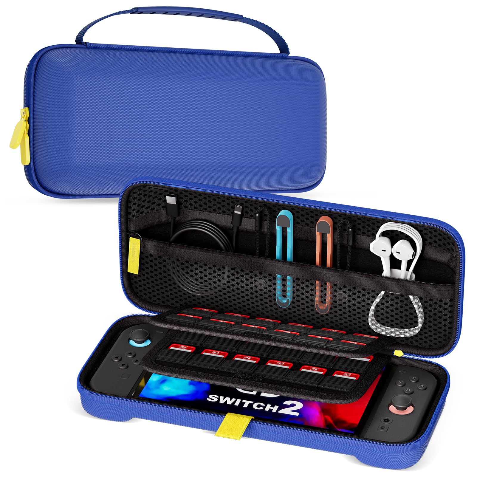 ProCase Carrying Case for Nintendo Switch 2 2025, Slim Travel Case -Blue