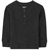 The Children's Place Boys and Toddler Long Sleeve Thermal Henley Shirt