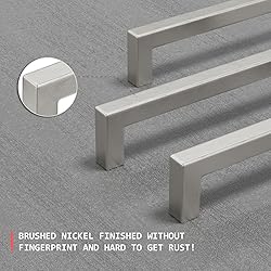homdiy 25 Pack 3-3/4 Inch Brushed Nickel Cabinet