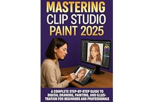 MASTERING CLIP STUDIO PAINT 2025: A Complete Step-by-Step Guide to Digital Drawing, Painting, and Illustration for Beginners 