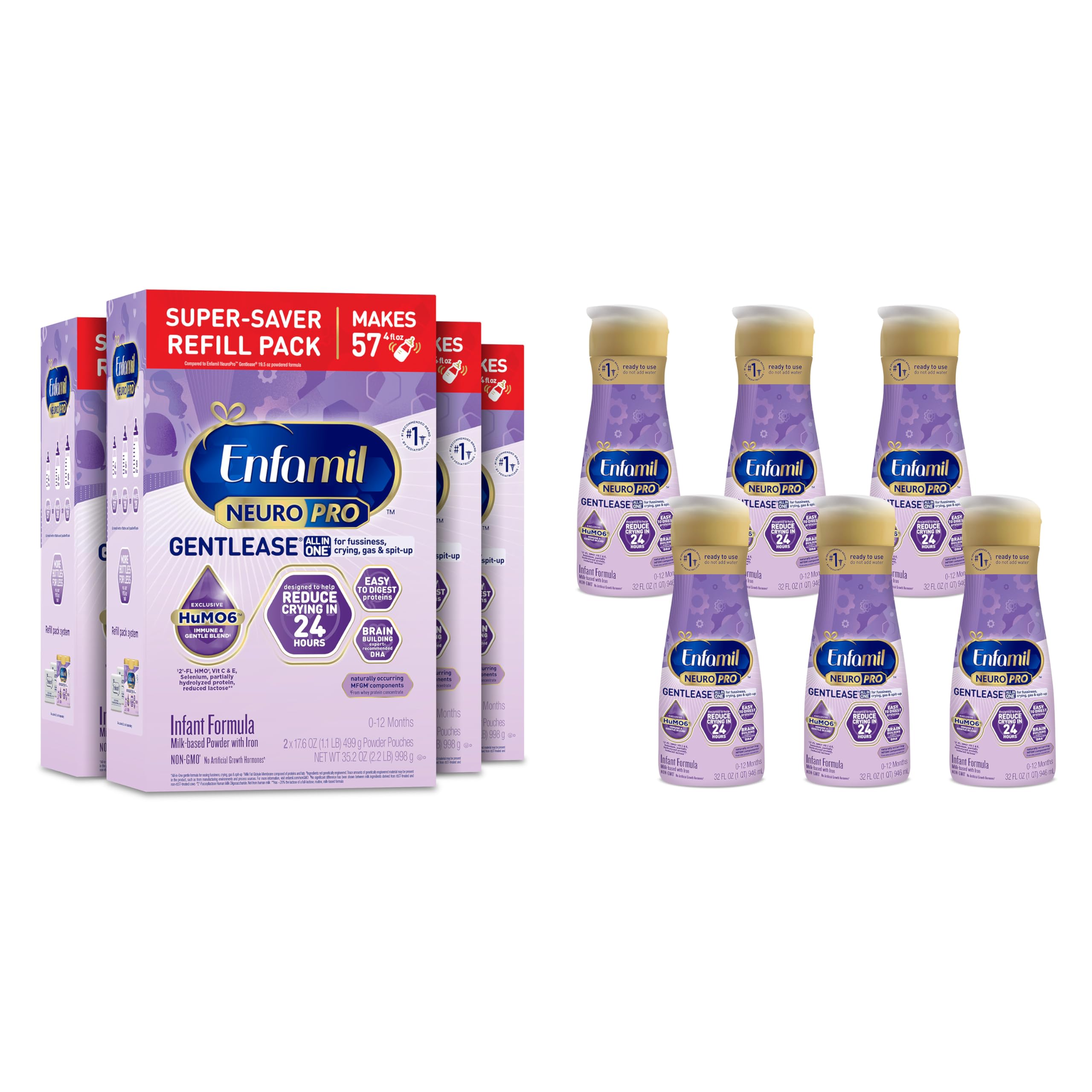 Fl Oz Walmart Enfamil Gentlease Ready To Feed Gentlease Formula