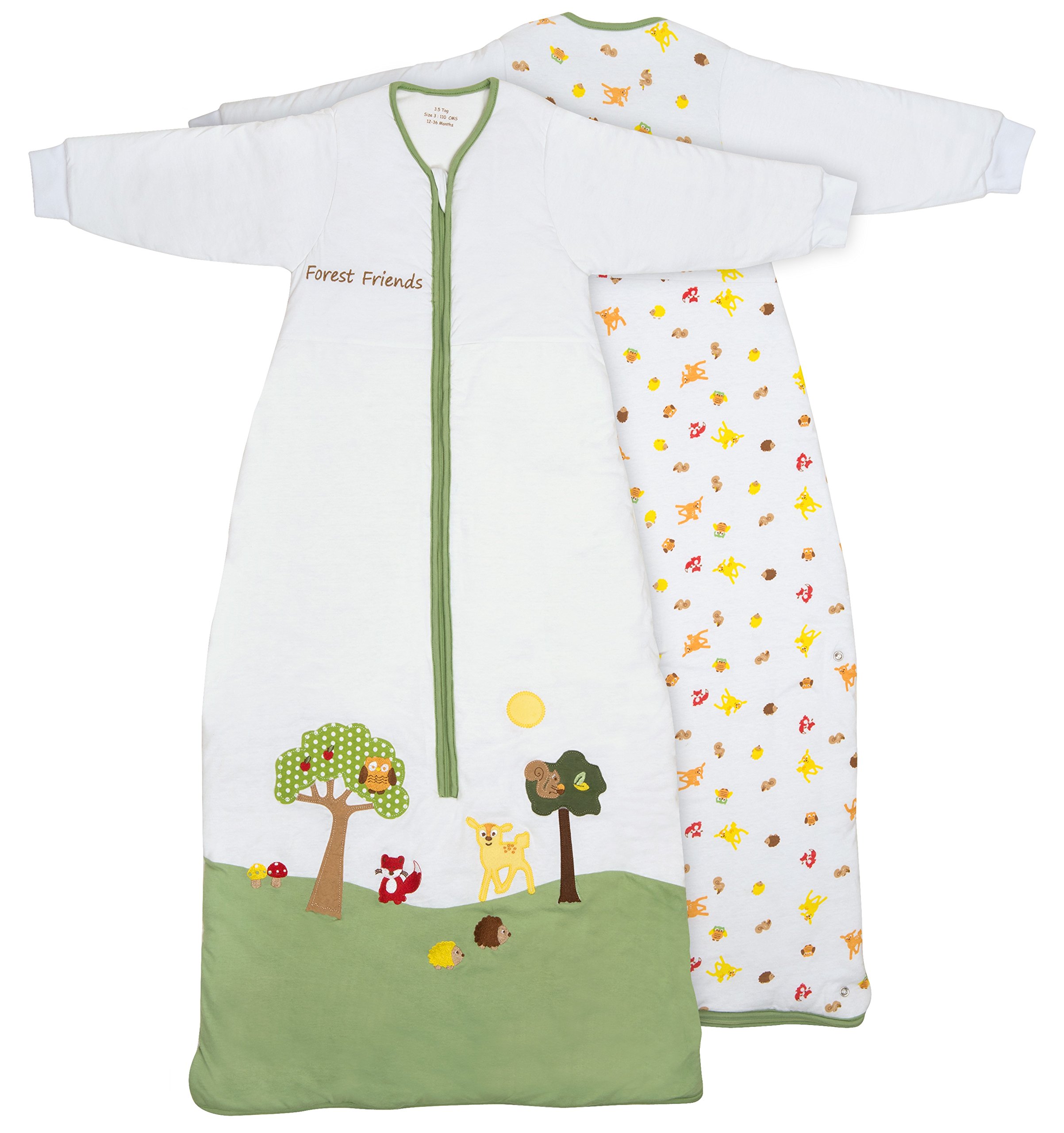 Slumbersafe Toddler Sleeping Bag Long Sleeves 2.5 Tog