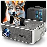 Outdoor Projector 4K,DIPIKPRJ P8 1300 ANSI WiFi 6