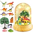 SunnyOcean Make Your Own Dinosaur Night Light, DIY Dinosaur Night Light Craft Kit, Dinosaur Gifts for Kids, Kids Crafts, Creative Gifts for Boys and Girls Ages 3-12, Kids Birthday Christmas