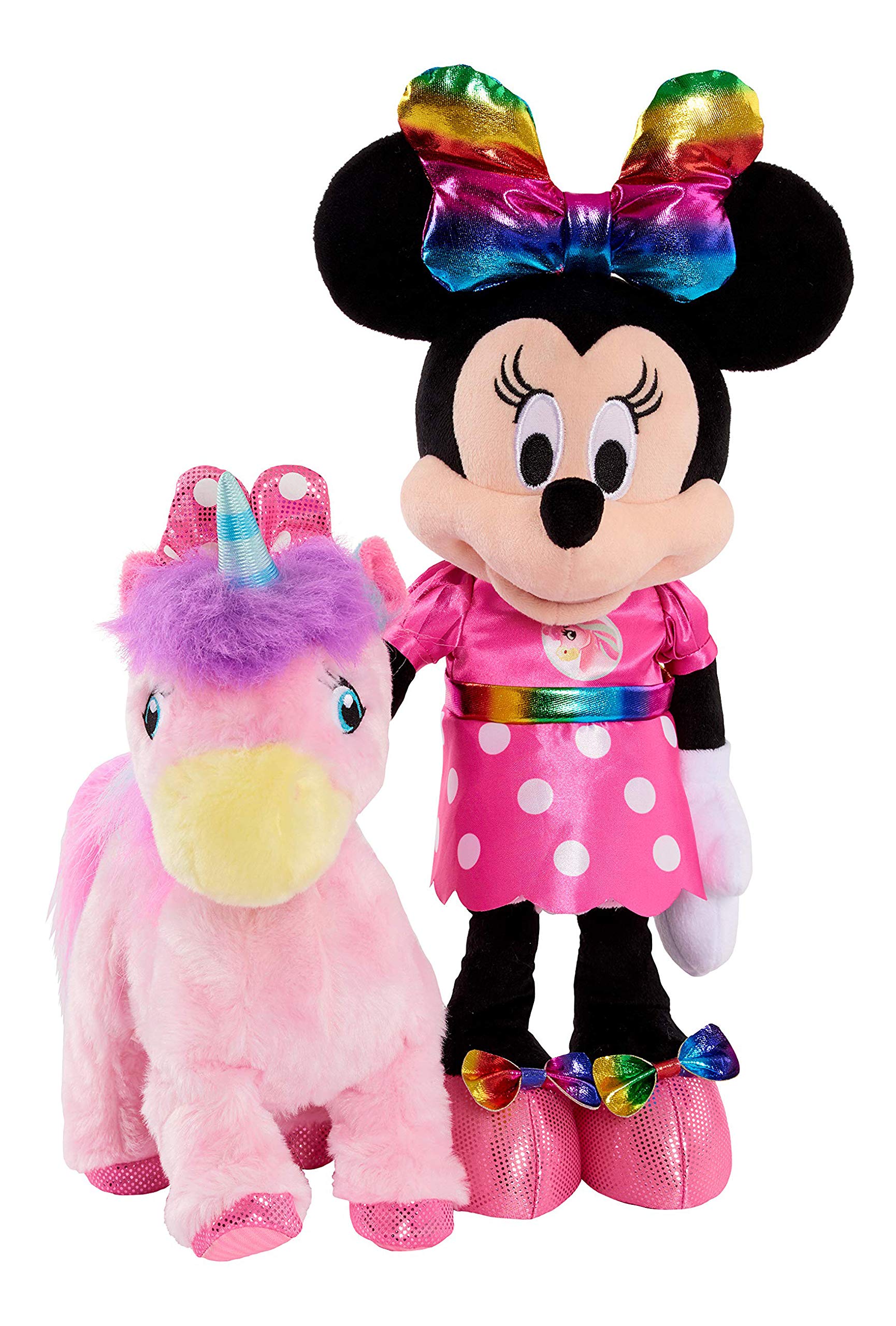 minnie's walk & play puppy feature plush