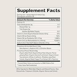 Snap Supplements Pre Workout Beet Root