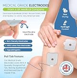 Med-Fit Self-Adhesive Pads Universal 3.5mm Stud 16 Pack TENS Electrodes view 4