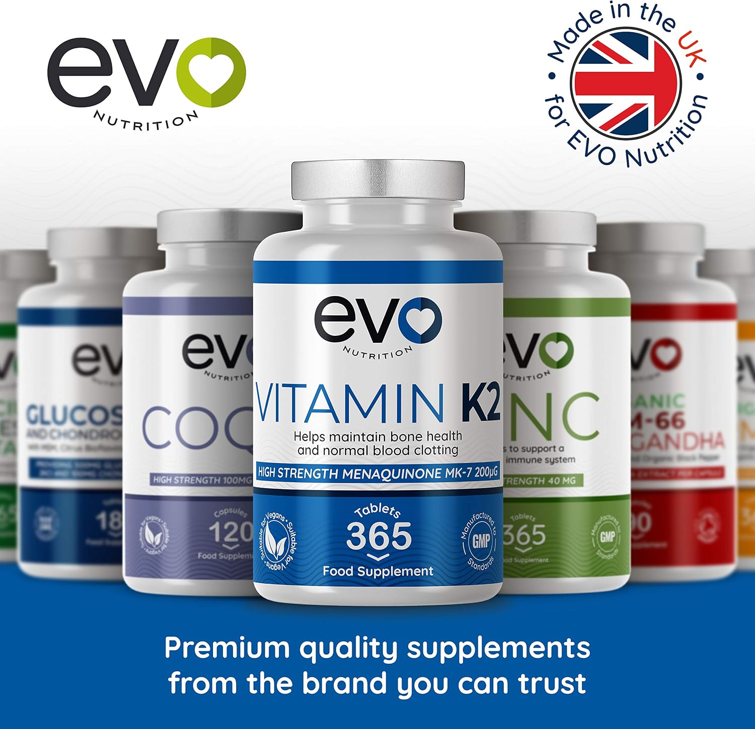 EVO NUTRITION Vitamin K2 MK-7 200mcg, 365 count (Pack of 1) - Image 5
