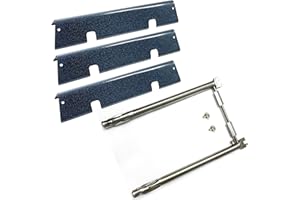 Direct Store Kit DG271 15.3" 7635 Porcelain Steel Flavorizer Bars and 69785 Stainless Steel Grill Burner Tubes for Weber Spirit I & II 200 with Front Control, Spirit E210, E220, S210, S220
