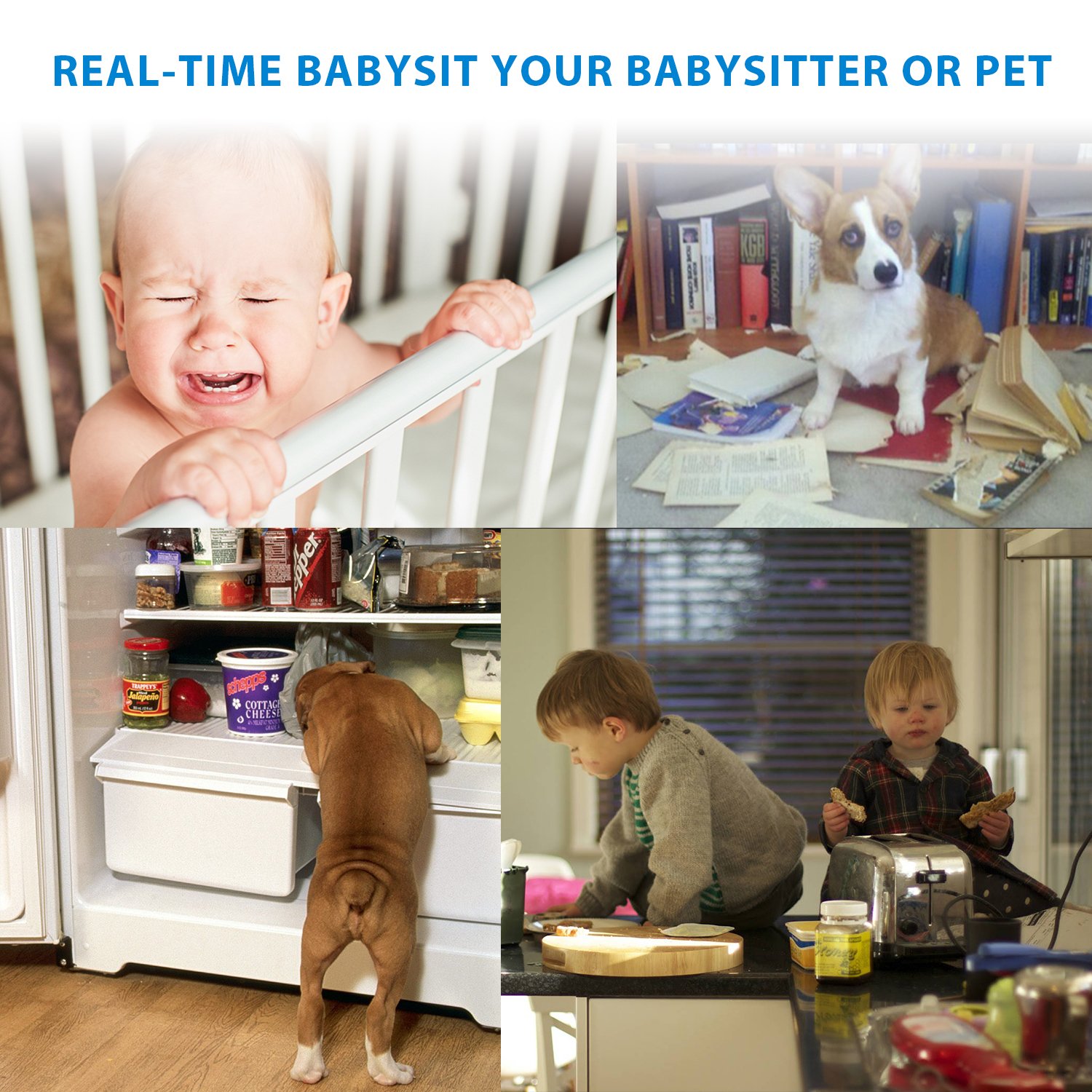 Provision-ISR 1080p HD WIFI Camera (2.0 Megapixel), Pan/Tilt IP Security Surveillance System, Baby Monitor, Nanny Cam, 2 Way Talkback, White